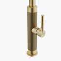 FRANKE MYTHOS MASTERPIECE EINHAND SPÜLTISCHMISCHER MIT VERSTELLBARER BRAUSE EDELSTAHL GOLD