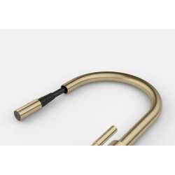 FRANKE MYTHOS MASTERPIECE EINHAND SPÜLTISCHMISCHER MIT VERSTELLBARER BRAUSE EDELSTAHL GOLD