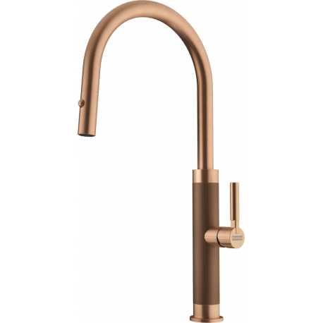 FRANKE MYTHOS MASTERPIECE EINHAND SPÜLTISCHMISCHER MIT VERSTELLBARER BRAUSE EDELSTAHL KUPFER FRANKE MYTHOS MASTERPIECE EINHAND SPÜLTISCHMISCHER MIT VERSTELLBARER BRAUSE EDELSTAHL KUPFER