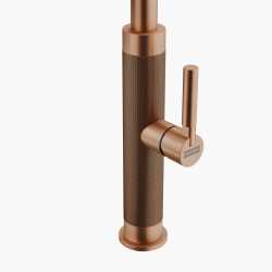 FRANKE MYTHOS MASTERPIECE SINGLE LEVER SINK MIXER TAP STAINLESS STEEL COPPER