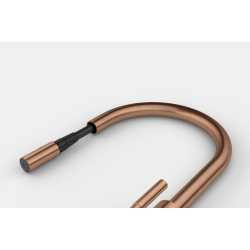 FRANKE MYTHOS MASTERPIECE SINGLE LEVER SINK MIXER TAP STAINLESS STEEL COPPER
