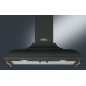 CAMPANA A PARED SMEG KC19AOE COLOR ANTRACITA ESTETICA CORTINA 90 CM