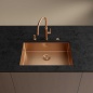 FRANKE MYTHOS MASTERPIECE SINGLE LEVER SINK MIXER TAP STAINLESS STEEL COPPER