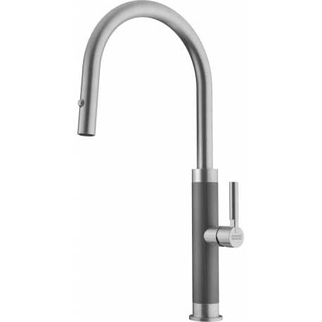 FRANKE MYTHOS MASTERPIECE EINHAND SPÜLTISCHMISCHER MIT VERSTELLBARER BRAUSE SATINIERTER EDELSTAHL FRANKE MYTHOS MASTERPIECE EINHAND SPÜLTISCHMISCHER MIT VERSTELLBARER BRAUSE SATINIERTER EDELSTAHL