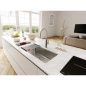 FRANKE MYTHOS MASTERPIECE SINGLE LEVER SINK MIXER TAP SATIN STAINLESS STEEL