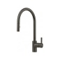 FRANKE MYTHOS EOS NEO ROBINET MITIGEUR MONOCOMMANDE AVEC DOUCHETTE EXTRACTIBLE ACIER INOX ANTHRACITE