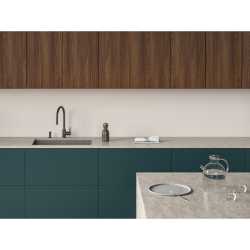FRANKE MYTHOS EOS NEO ROBINET MITIGEUR MONOCOMMANDE AVEC DOUCHETTE EXTRACTIBLE ACIER INOX ANTHRACITE