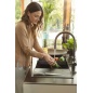 FRANKE MYTHOS EOS NEO ROBINET MITIGEUR MONOCOMMANDE AVEC DOUCHETTE EXTRACTIBLE ACIER INOX ANTHRACITE