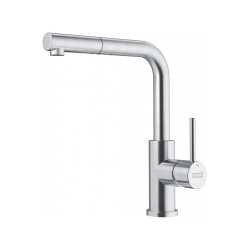 FRANKE SMART GLENDA SINGLE LEVER SINK MIXER TAP SATIN STAINLESS STEEL
