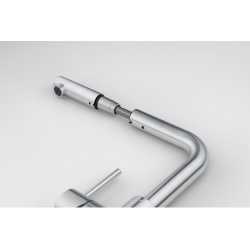FRANKE SMART GLENDA SINGLE LEVER SINK MIXER TAP SATIN STAINLESS STEEL