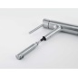 FRANKE MYTHOS TAROS NEO ROBINET MITIGEUR MONOCOMMANDE AVEC DOUCHETTE EXTRACTIBLE ACIER INOXYDABLE SATINÉ