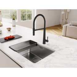 FRANKE ICON SEMI-PRO SINGLE LEVER SINK MIXER TAP BLACK MATT