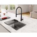 FRANKE ICON SEMI-PRO SINGLE LEVER SINK MIXER TAP BLACK MATT
