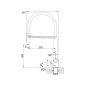 FRANKE ICON SEMI-PRO SINGLE LEVER SINK MIXER TAP BLACK MATT