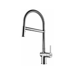 FRANKE ACTIVE SEMI PRO LEVER SINK MIXER TAP WITH DOUBLE JET HAND SHOWER CHROME