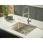 FRANKE ACTIVE SEMI PRO LEVER SINK MIXER TAP WITH DOUBLE JET HAND SHOWER CHROME