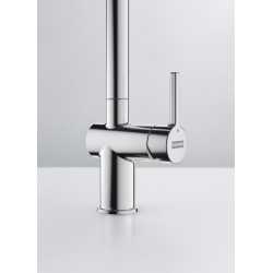 FRANKE ACTIVE SEMI PRO LEVER SINK MIXER TAP WITH DOUBLE JET HAND SHOWER CHROME