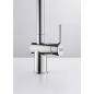 FRANKE ACTIVE SEMI PRO LEVER SINK MIXER TAP WITH DOUBLE JET HAND SHOWER CHROME
