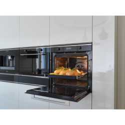FRANKE MYTHOS FMY 45 MW XS COMBI MICROWAVE OVEN H 45 CM SATIN STAINLESS STEEL/BLACK GLASS