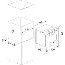 FRANKE COUNTRY FCO 82 H MULTIFUNCTION OVEN OAT