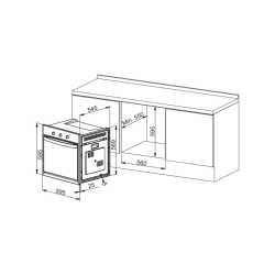 FRANKE COUNTRY FCO 82 H MB MULTIFUNCTION OVEN BLACK MATT