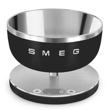 SMEG DIGITALE KÜCHENWAAGE MATTSCHWARZ