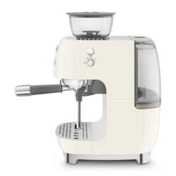 SMEG ESPRESSO COFFEE MACHINE  WITH GRINDER CREAM 50'S STYLE