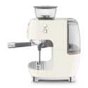 SMEG ESPRESSO COFFEE MACHINE  WITH GRINDER CREAM 50'S STYLE