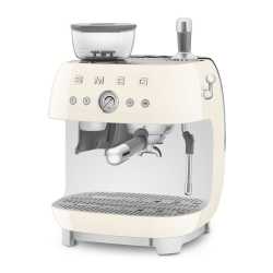 SMEG ESPRESSO COFFEE MACHINE  WITH GRINDER CREAM 50'S STYLE