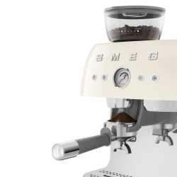 SMEG ESPRESSO COFFEE MACHINE  WITH GRINDER CREAM 50'S STYLE
