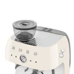 SMEG ESPRESSO COFFEE MACHINE  WITH GRINDER CREAM 50'S STYLE