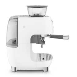 SMEG ESPRESSO COFFEE MACHINE  WITH GRINDER WHITE 50'S STYLE