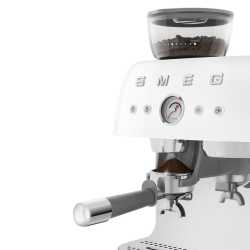 SMEG ESPRESSO COFFEE MACHINE  WITH GRINDER WHITE 50'S STYLE