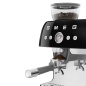 SMEG 50er JAHRE RETRO STIL ESPRESSO-KAFFEEMASCHINE MIT MAHLWERK SCHWARZ