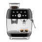 SMEG 50er JAHRE RETRO STIL ESPRESSO-KAFFEEMASCHINE MIT MAHLWERK SCHWARZ