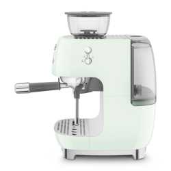 SMEG ESPRESSO COFFEE MACHINE WITH GRINDER PASTEL GREEN 50'S STYLE