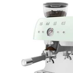 SMEG 50er JAHRE RETRO STIL ESPRESSO-KAFFEEMASCHINE MIT MAHLWERK PASTELLGRÜN