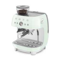 SMEG ESPRESSO COFFEE MACHINE WITH GRINDER PASTEL GREEN 50'S STYLE