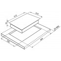 SMEG DOMINO INDUCTION HOB PGF32I-1 - 30 CM
