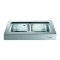 SCHOLTES LF 2740 KITCHEN SINK SINGLE BOWL STAINLESS STEEL 320X450 MM