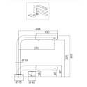 SCHOCK AQUADOUBLE UP&DOWN UNDERWINDOW SINGLE LEVER KITCHEN SINK MIXER TAP PULL OUT SPRAY MATT BLACK