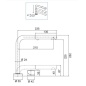SCHOCK AQUADOUBLE UP&DOWN UNTERFENSTER EINHAND SPÜLTISCHMISCHER VERSTELLBARER BRAUSE MATT SCHWARZ SCHOCK AQUADOUBLE UP&DOWN UNTERFENSTER EINHAND SPÜLTISCHMISCHER VERSTELLBARER BRAUSE MATT SCHWARZ