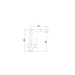 SCHOCK LAIOS SINGLE LEVER SINK MIXER TAP WITH PULL OUT SPRAY STAINLESS STEEL MATT BLACK