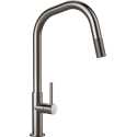 SCHOCK TALINOS MISCELATORE MONOCOMANDO CON DOCCETTA ESTRAIBILE ACCIAIO INOX MASSICCIO