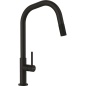 SCHOCK TALINOS GRIFO MONOCOMANDO PARA FREGADERO CAÑO ALTO EXTRAÍBLE NEGRO MATE