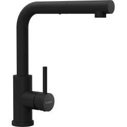 SCHOCK KANTUS SINGLE LEVER KITCHEN SINK MIXER TAP WITH PULL OUT SPRAY MATT BLACK