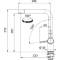FRANKE ACTIVE GRIFO MONOCOMANDO PARA FREGADERO OYSTER