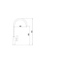 SCHOCK NEW AQUAARCO T SINGLE LEVER KITCHEN SINK MIXER TAP NEW ALUMINA