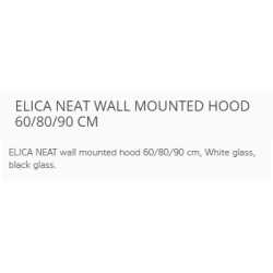 ELICA HOTTE DÉCORATIVE MURALE NEAT 60/80/90 CM