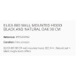 ELICA BIO WALL MOUNTED HOOD BLACK AND NATURAL OAK 90 CM
